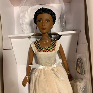 Ethidolls African Signature collection. This is MAKEDA the Queen of Sheba Doll